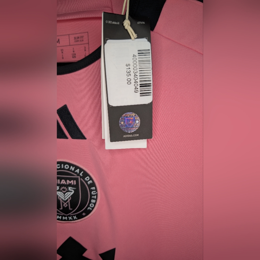 🔥 Inter Miami CF Luis Suárez #9 Jersey – Men’s Medium – 2023 Adidas Authentic - Picture 3 of 6